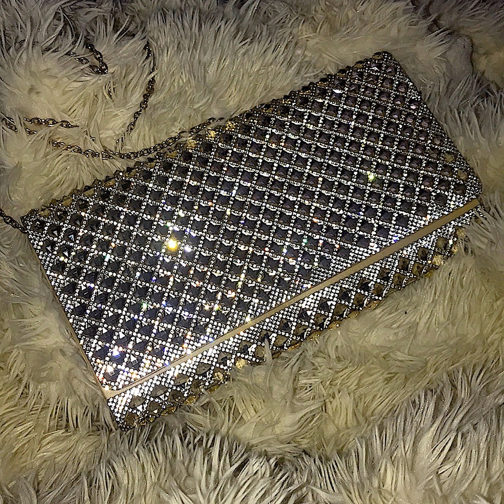 COPY - Crystal Aldo clutch